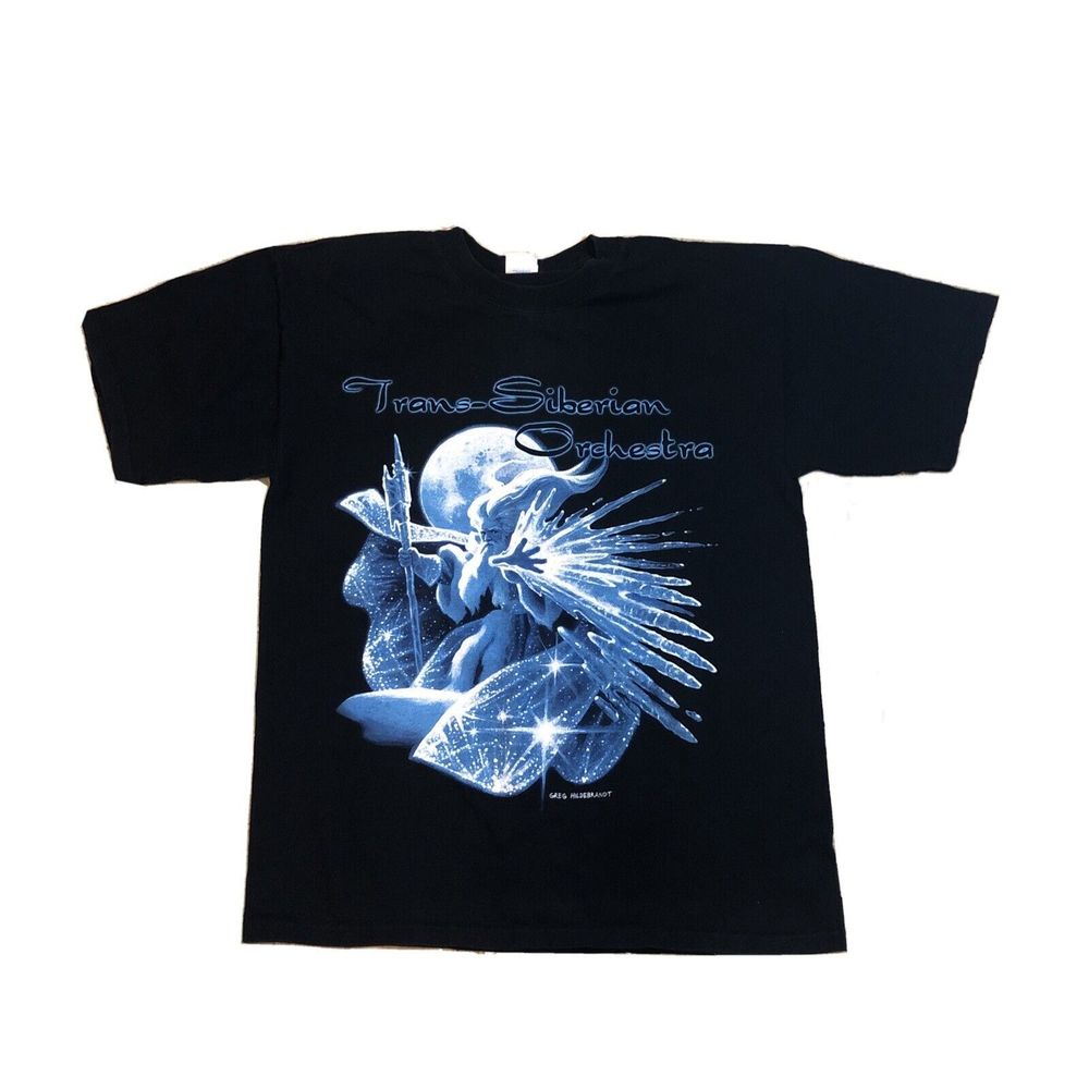 Trans Siberian Orchestra Shirt Mens Size Large Greg Hildebrant Winter Tour 2005